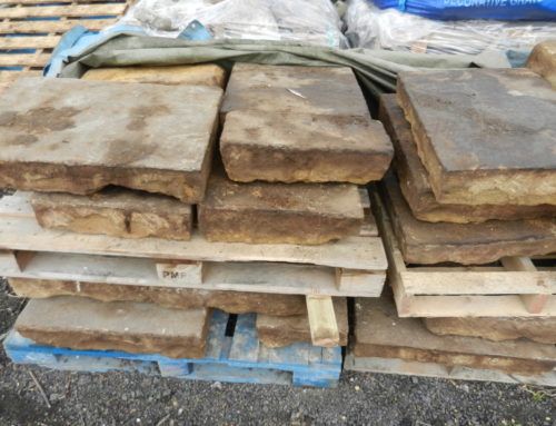 Reclaimed Yorkshire Paving Stones from 1880 Barn YP762
