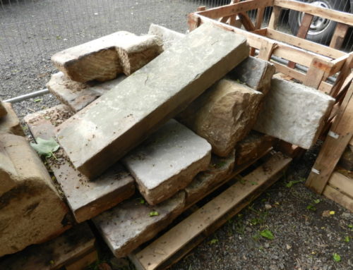 Reclaimed Yorkshire stone steps SW934